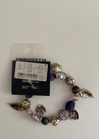 Bohem Mor Desenli Boncuklu Charma Kadın Bileklik - Görsel 2