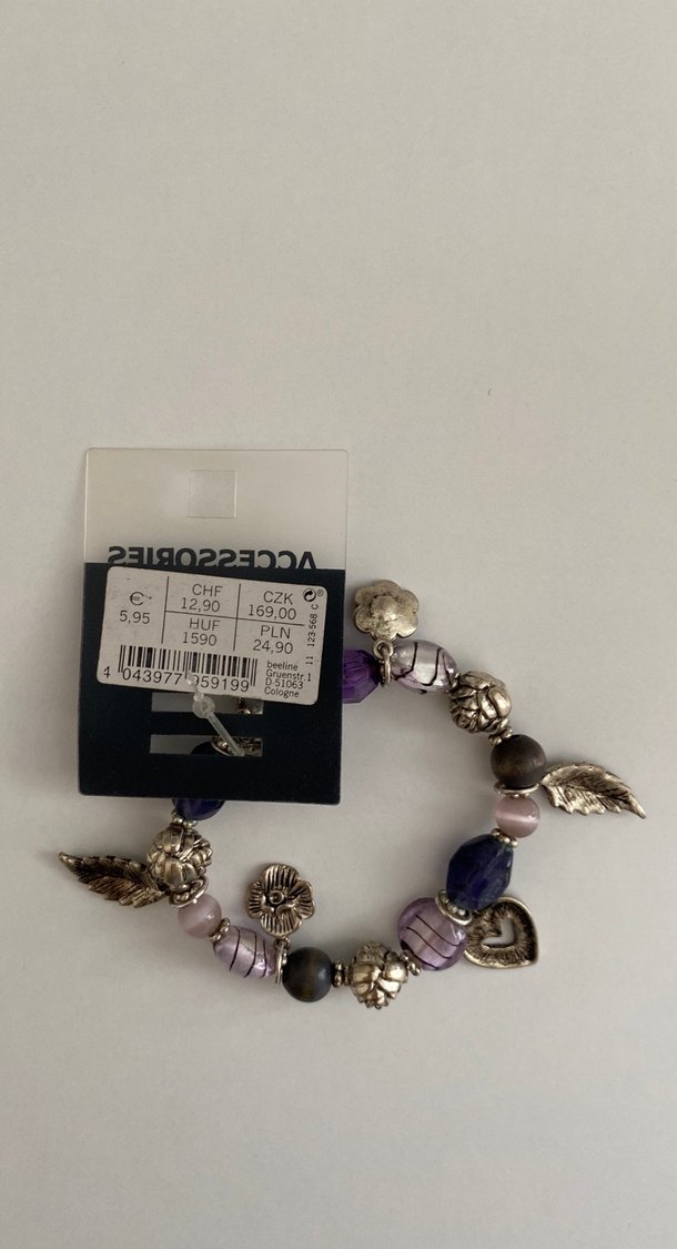 Bohem Mor Desenli Boncuklu Charma Kadın Bileklik - Görsel 2