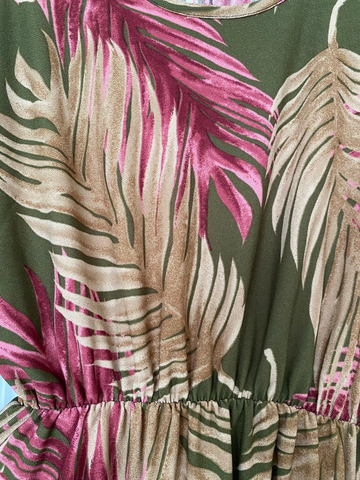 Bohem Tarz Uzun Kollu V Yaka Uzun Elbise - Görsel 4