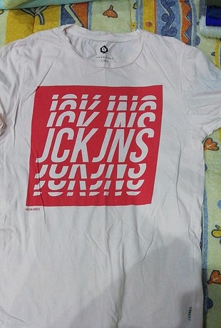 jack jones toz pembe tişört