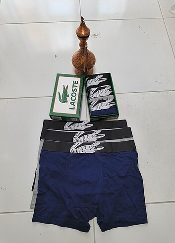 Lacoste Premium Color Boxer 3 Lü Kutulu 