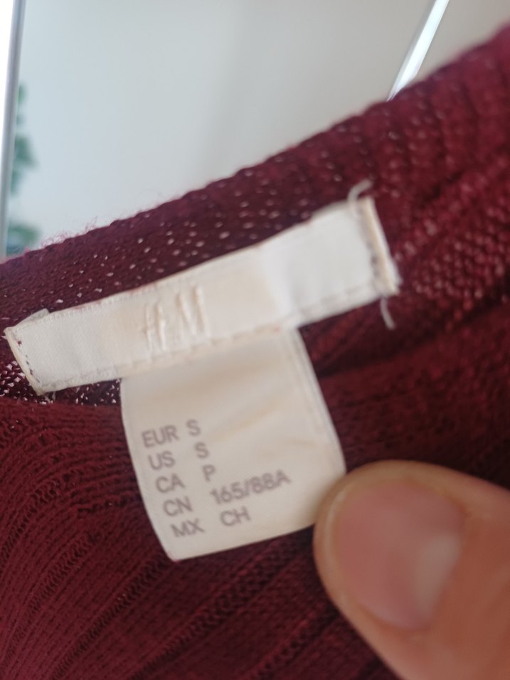 Bordo Nakışlı Bohem Midi trilo elbise - Görsel 2