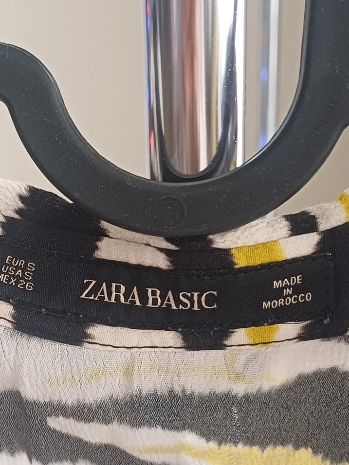 Zebra Desenli Uzun Kollu Kadın Elbise - Görsel 3