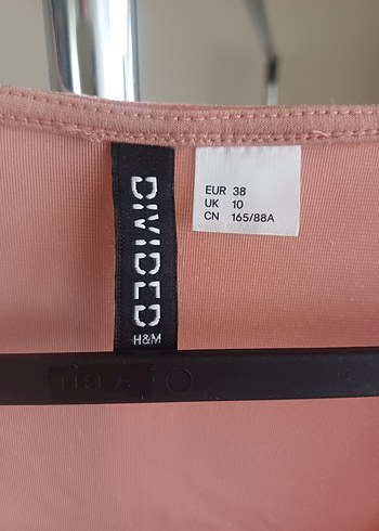 Pembe Drapeli V Yaka Midi Kadın Elbise - Görsel 3