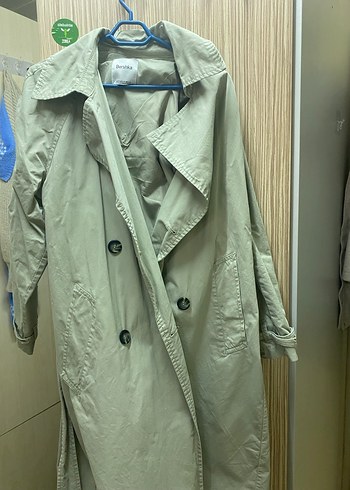 Bej Midi Kadın Trençkot - Görsel 2