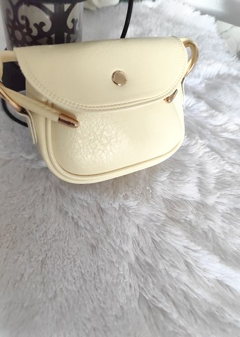 Mango Ekru Mini Capraz Canta