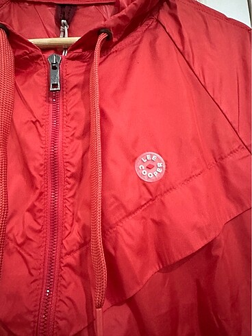 Lee Cooper Lee Cooper Nar Çiçeği Rengi Kapüşonlu Yağmurluk