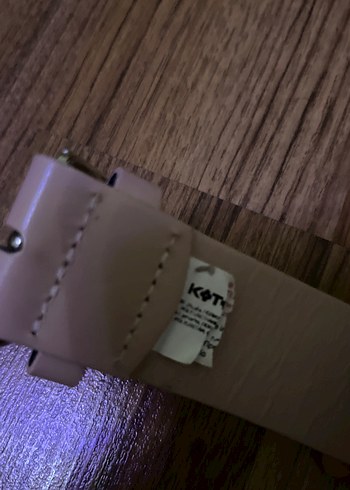 Bej Deri Kadın Kemer - Görsel 3