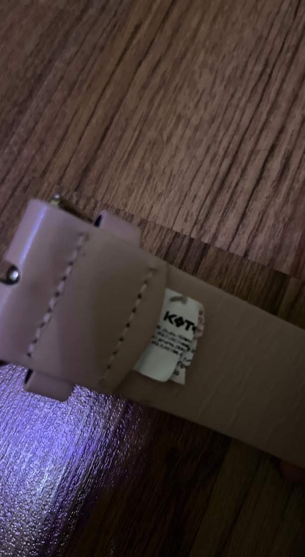 Bej Deri Kadın Kemer - Görsel 3