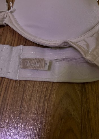 Beyaz Minimalist Midi Sütyen - Görsel 2