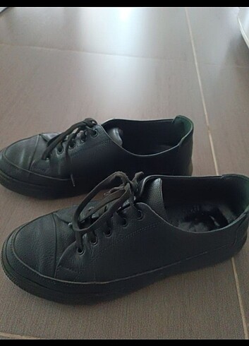 38 Beden siyah Renk Deri ayakkabı 