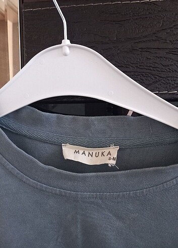 MANUKA SOLUK EFEKTLI OVERSIZE SWEATSHIRT