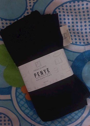 FRESH SCARFS SIYAH PENYE ŞAL