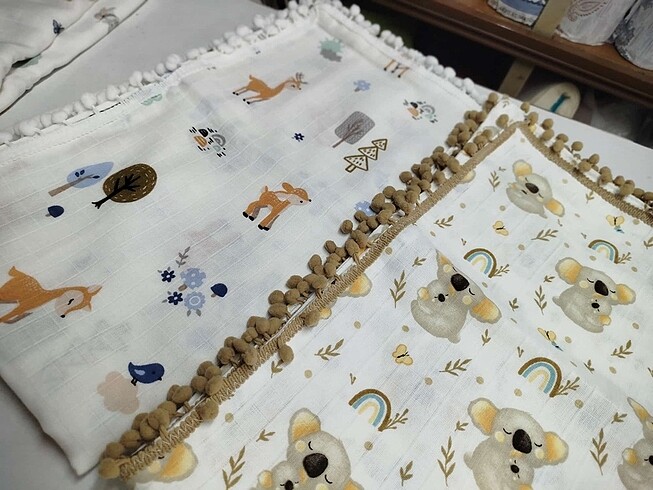 Müslin bebek battaniyesi