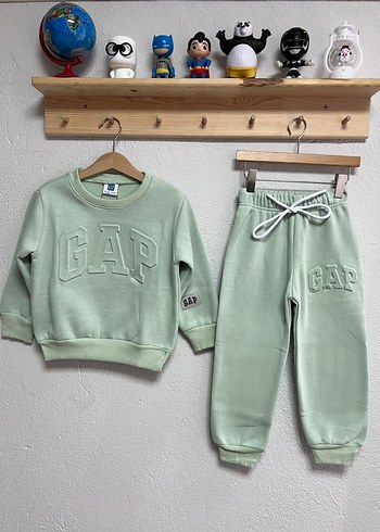 Gap GAP şardonlu çocuk eşofman takımı