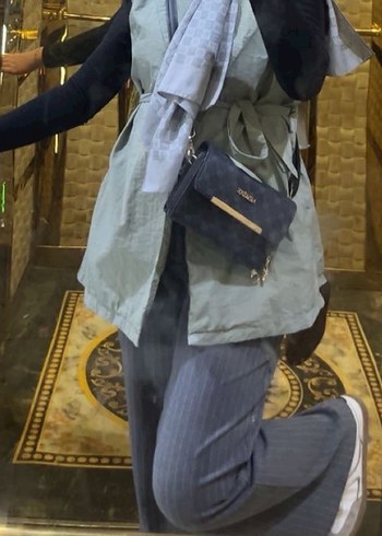 Armine Kadın Siyah Deri Fermuarlı Clutch Cüzdan - Görsel 5