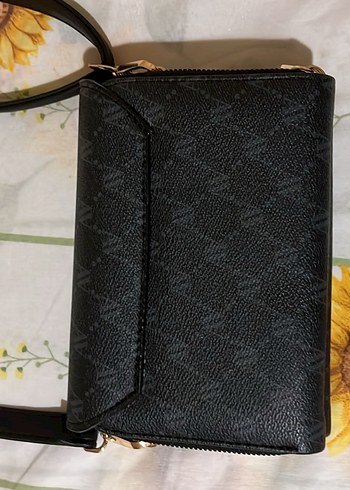 Armine Kadın Siyah Deri Fermuarlı Clutch Cüzdan - Görsel 2