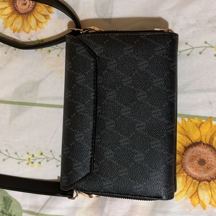 Armine Kadın Siyah Deri Fermuarlı Clutch Cüzdan - Görsel 2
