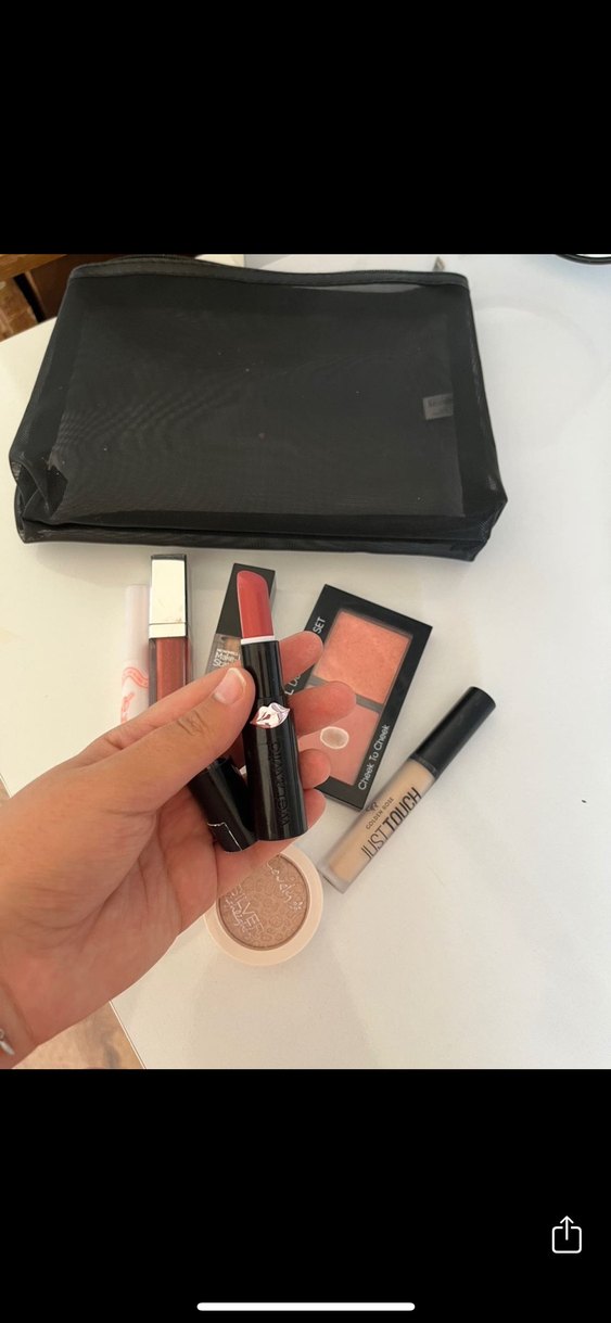 Makyaj Seti ve Siyah Makyaj Çantası - Görsel 4