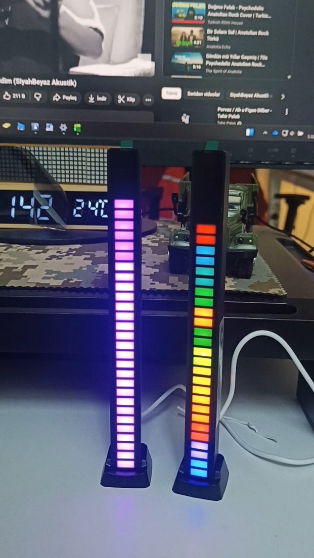 Rgb LED Sese duyarlı vu metre - Görsel 3