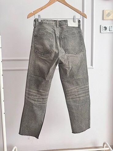 32 Beden Zara gri kot pantolon