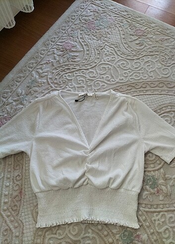 Koton koton yazlık beyaz crop