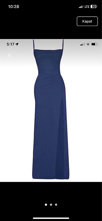 Zara yırtmaçlı elbise