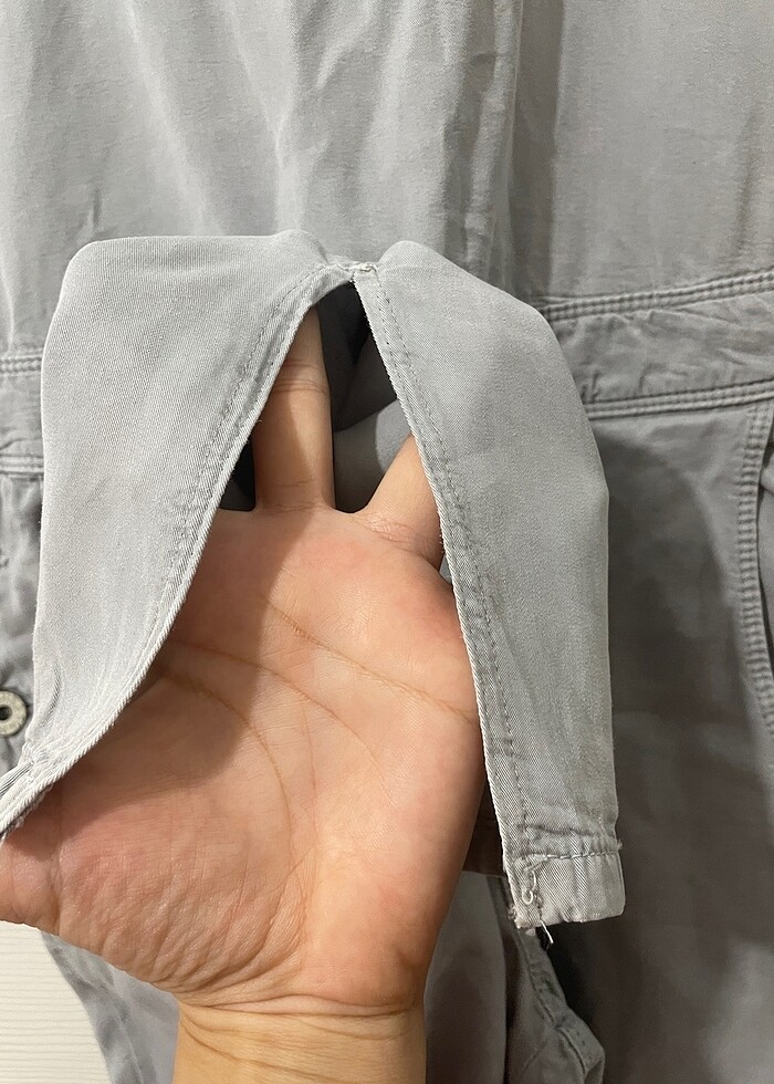 Mavi salopet tulum - Görsel 2