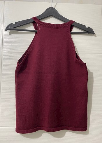 s Beden bordo Renk Zara triko bluz