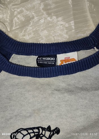 Gri Baskılı Erkek Çocuk Sweatshirt - Görsel 2