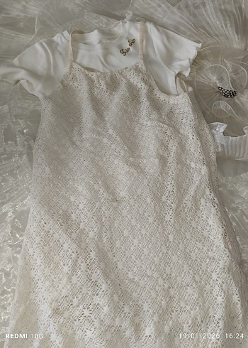 Dantel Detaylı Kısa Kollu Hamile Bluzu - Görsel 2