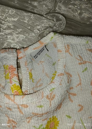 Beyaz Çiçekli Kız Çocuk Bohem Elbise - Görsel 2