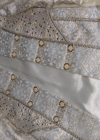 sünnet kıyafeti Gri Nakışlı Düğmeli Çocuk Takımı sünnet kıyafeti - Görsel 3