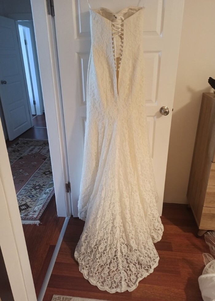 Balık model gelinlik - Görsel 5