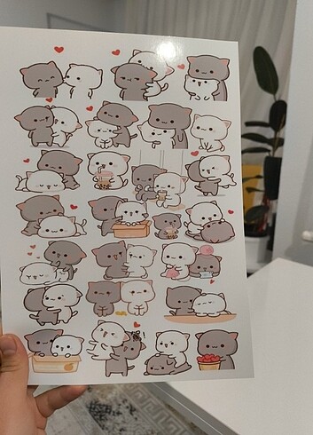  Beden Sevgililer sticker 