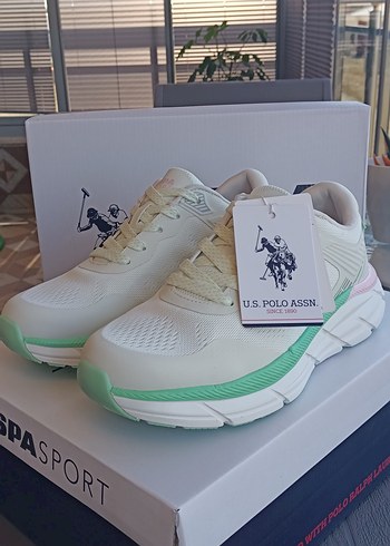 U.S. Polo Assn. Beyaz Kadın Spor Ayakkabı