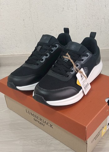 Lumberjack Siyah Bağcıklı Kadın Spor Ayakkabı