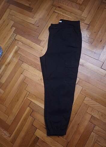 44 Beden siyah Renk Defacto kumaş yandan cepli kadın pantolon