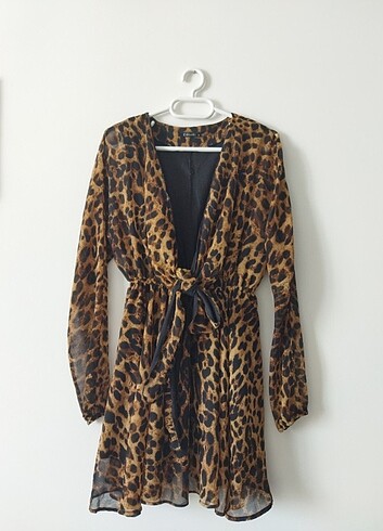 Leopar elbise