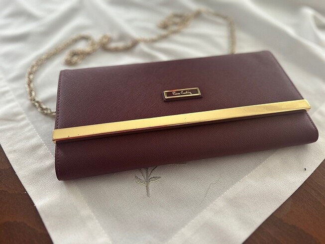 Beden bordo Renk Pierre cardin bordo portföy çanta