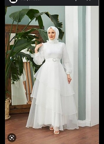 Tesettür Nikah Düğün Kına elbisesi