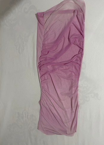 Zara Drapeli Tül Elbise - Görsel 2