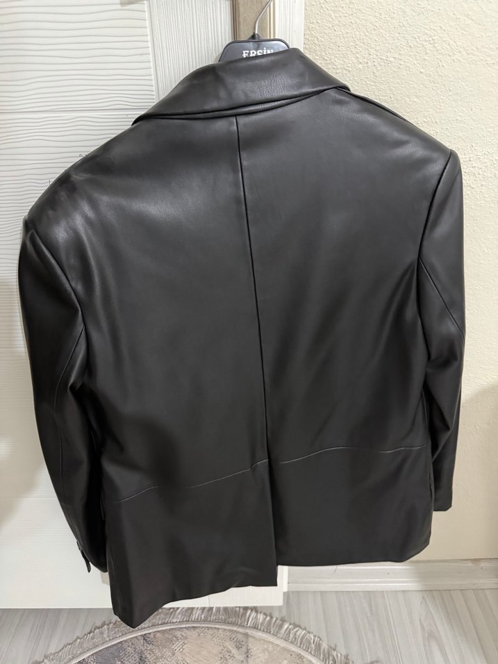 Deri Blazer Ceket - Görsel 2