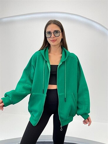 Fermuarlı sweatshirt