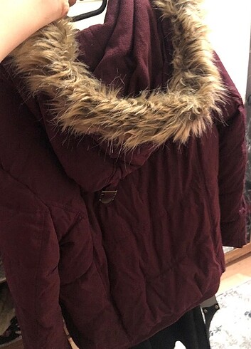 m Beden bordo Renk Mavi marka mont
