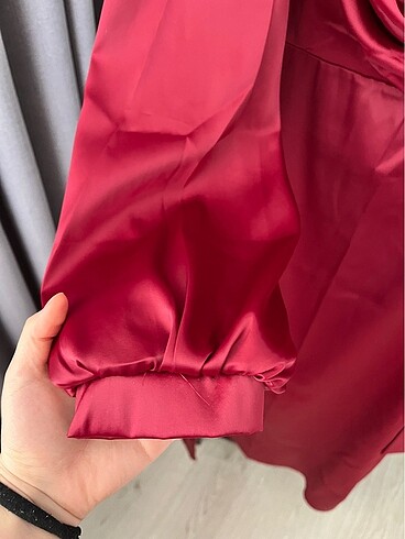 38 Beden bordo Renk Elbise