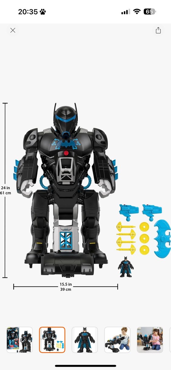 Imaginext Dc Super Friends Bat-Tech Batbot - Görsel 4