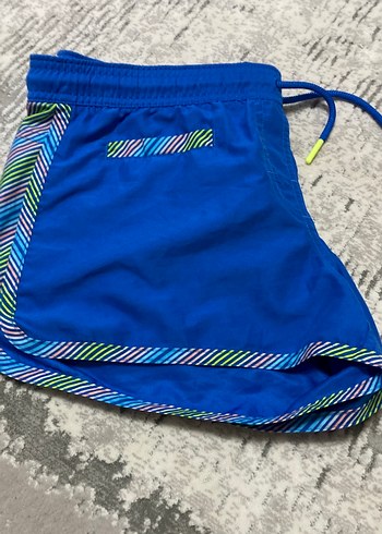 Kadın Mavi Mini Spor Şort