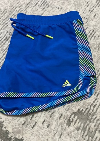 Adidas Kadın Mavi Mini Spor Şort