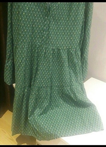 xxl Beden Yeşil elbise yeni